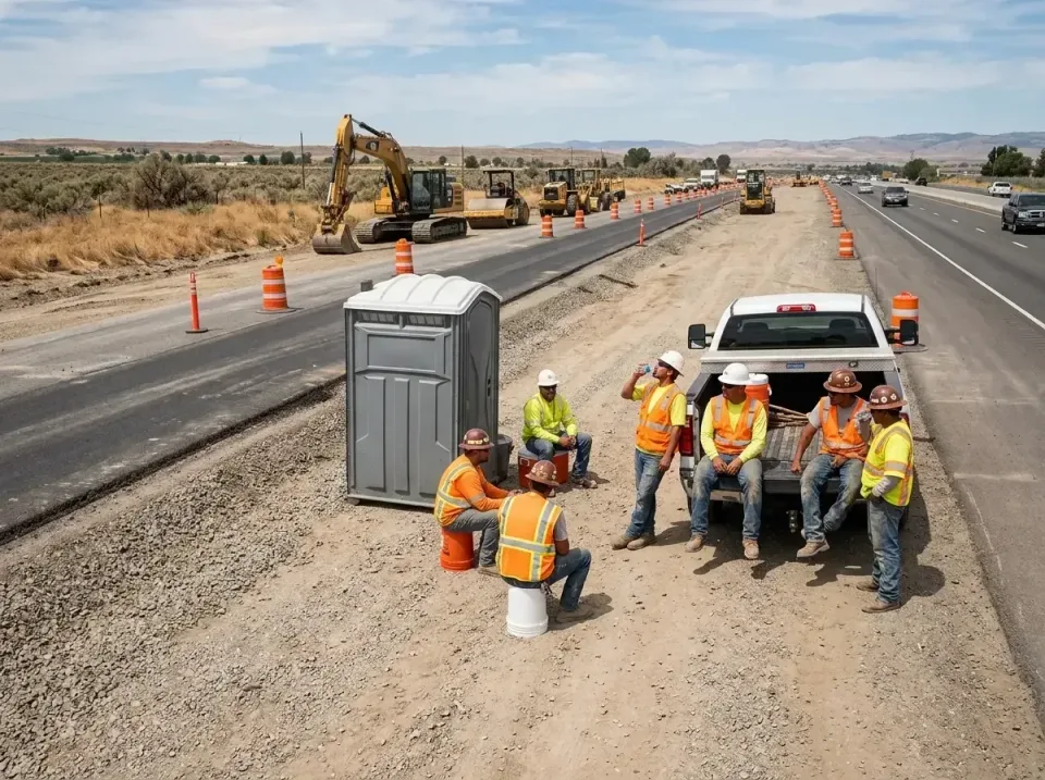 highway-road-construction-crew-007 — frequently asked questions, Porta Potty and Restroom Rentals in Sioux Falls, SD